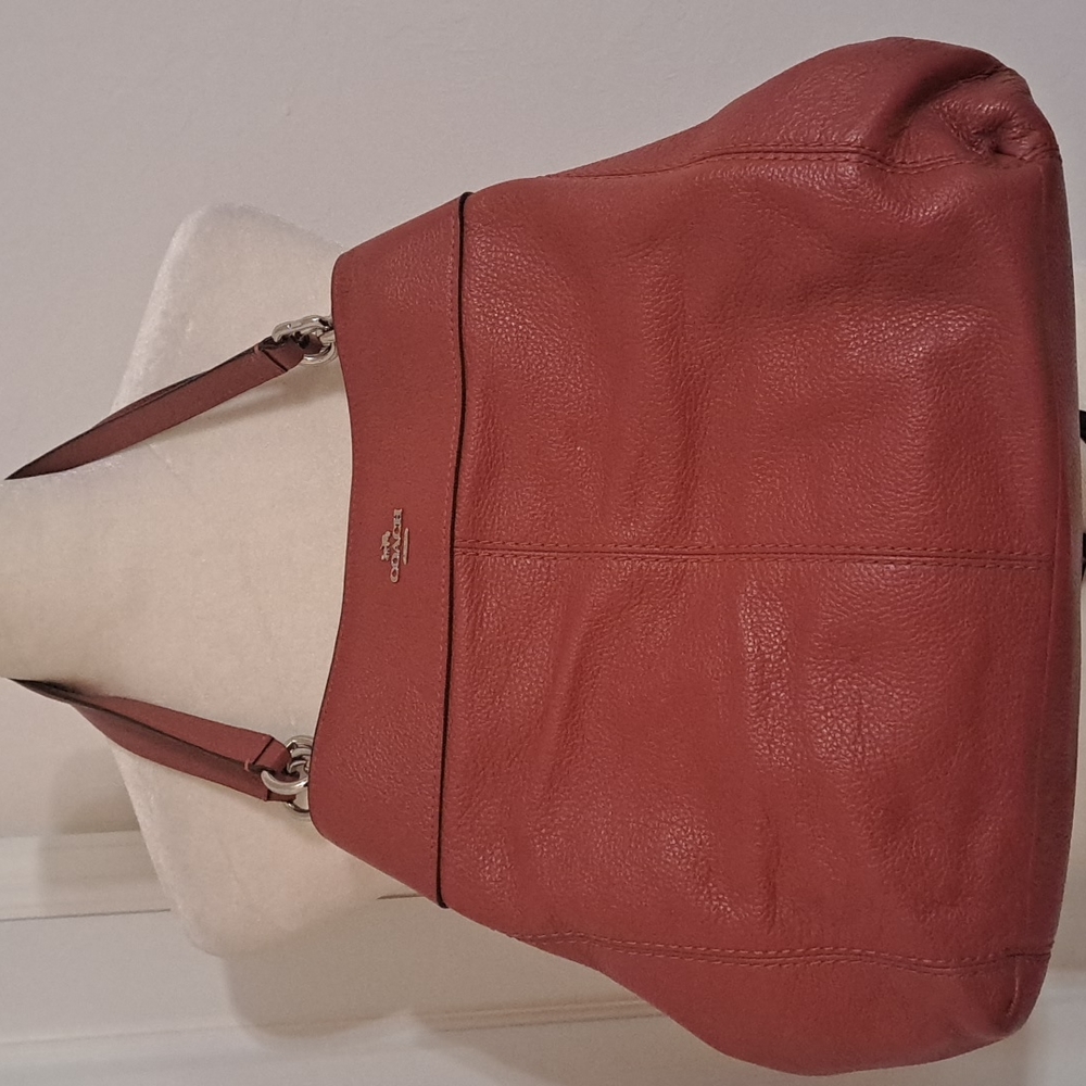 Coach "Lexy" Pebbled Leather Bag